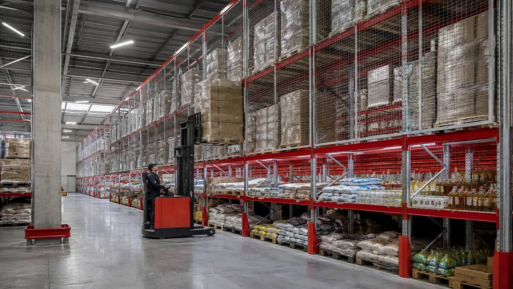 Стеллажи Cash & Carry: доступ к грузу и зона выполнения складской операции