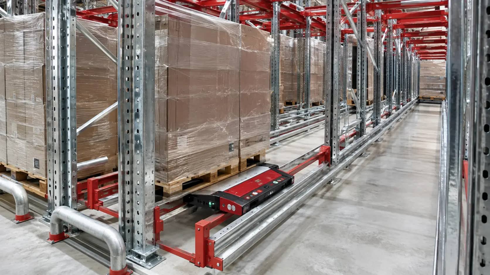 Стеллажи Pallet Shuttle: сценарий пополнения, хранения или отбора